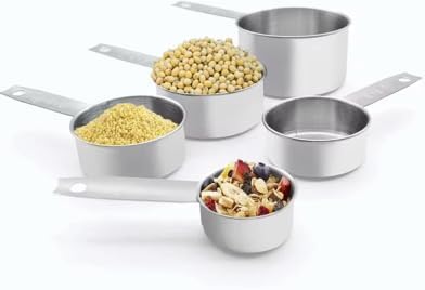 Premium No Rust 10-Piece Stainless Steel Measuring Cups & Spoons Set, Cups and - Image 3