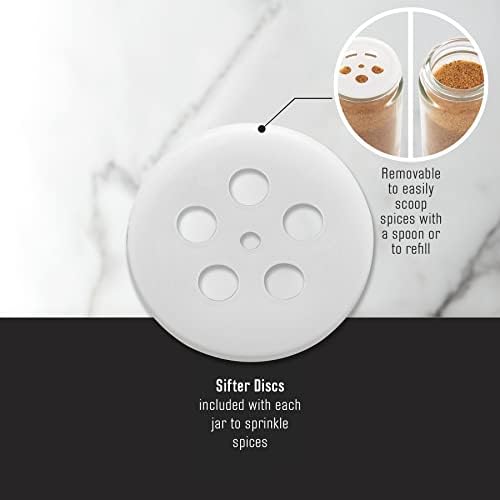Kamenstein 16 Jar Warner Revolving Countertop Spice Rack Organizer