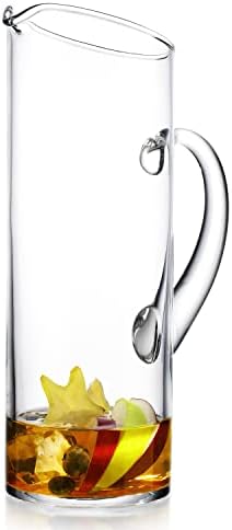 Glass Water Pitcher with Spout – Elegant Serving Carafe for Water