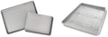 USA Pan Nonstick Half Sheet Pan and Quarter Sheet Pan, Set of 2
