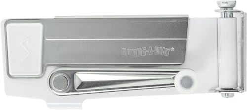 Swing-A-Way Wall Mount Can Opener with Magnet Lid Lift, White
