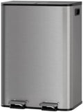 Garvee 2 x 8 Gal Dual-Compartment Recycling Trash Can