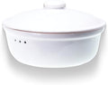 Römertopf Round Ceramic Bread Box | Ideal for Bread Storage, Fruits