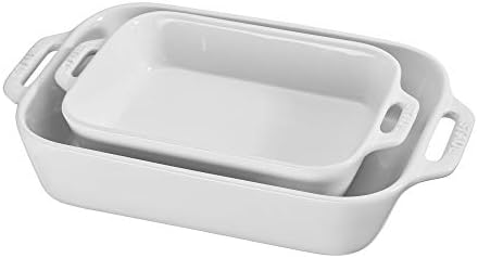 STAUB Ceramic Rectangular Baking Dish Set, 2 pc