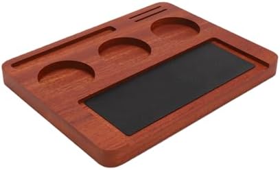AYNEFY 51mm Coffee Tamper Set, Wood Tamping Station with Spring Loaded