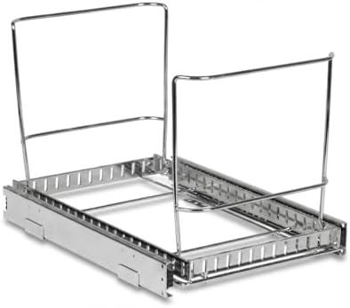 HOLDN’ STORAGE Pull-Out Trash Can Organizer, 11”W x 16.5”D x 11”H