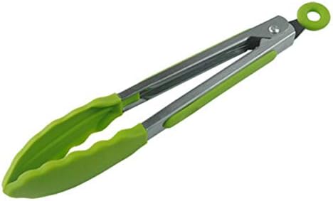 7" Mini Silicone Kitchen Tongs, 3 Pack