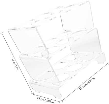Acrylic Egg Dispenser Tray, 3 Layer Fridge Rack Organizer