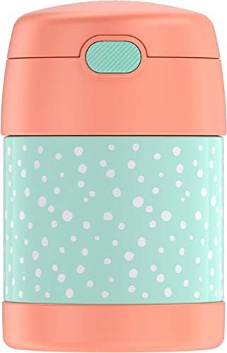 THERMOS FUNTAINER Kids Food Jar with Spoon, 10oz, Pastel Delight