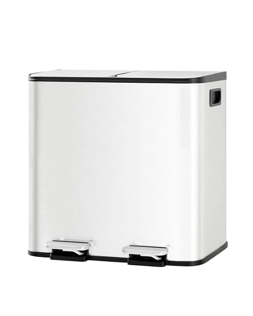 Garvee Trash Can, 2 x 4 gal Garbage Can by Garvee