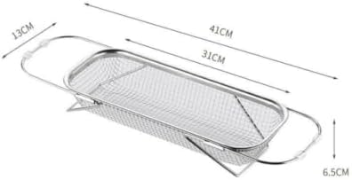 Versatile Rectangular Colander, Small 41 × 13 × 6.5 Cm