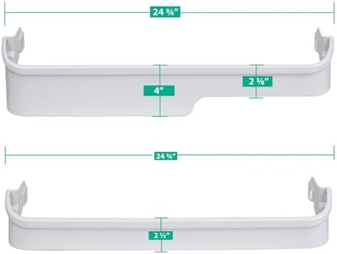 240338001 (TOP) and 240337901 (MIDDLE) Door Shelf Bin Racks Compatible