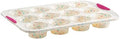 Trudeau Reinforced Structured Silicone Muffin Pan, 12-Cup