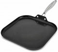 NutriChef 11-Inch Griddle Pan | Ceramic Non-stick with Induction Base
