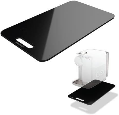 Smoovee Christina Black Appliance Rolling Tray, 9.06 x 15.75 inch