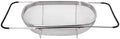 Over The Sink Colander, Stainless Steel Expandable Strainer Basket