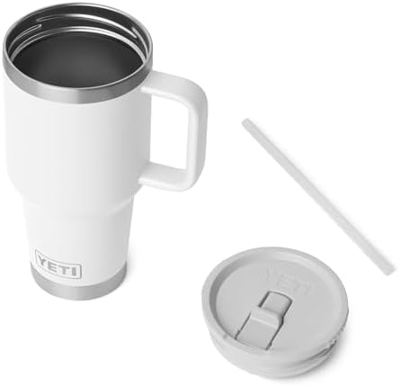 YETI Rambler 30 oz Travel Mug with Flip Straw Lid – Stainless Steel