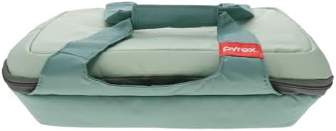Pyrex 3-Piece 5Qt Portables Set with Sage Green Tote