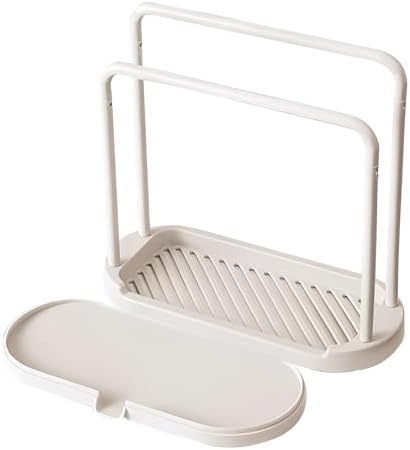 Kitchen Cloth Rack, Double-Layer, Beige
