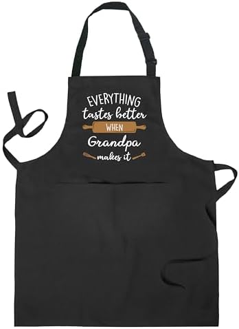 Grandpa Apron, Grandpa Gifts, Grandpa Gifts from Grandkids, Cooking