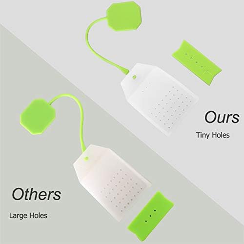 6 Pack Silicone Tea Infuser, Reusable Tea Bags Tea Strainer Filter Tea