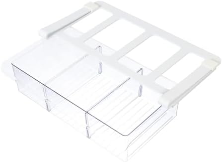 Glad Pull Out Fridge Drawer Organizer - Clip-On Under Shelf