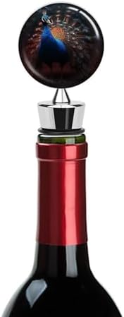 Animal Feathers Wine Stopper Vacuum Alloy Wine Bottle Stopper Reusable