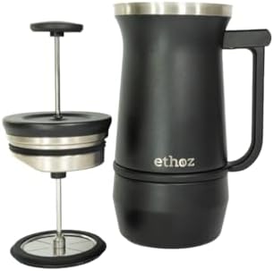 Ethoz by Planetary Design French Press, 32oz Stainless Steel