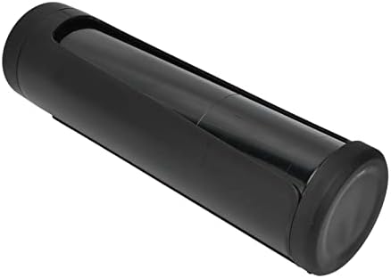 Coffee Filter Storage Dispenser with Visual Window Design, Black