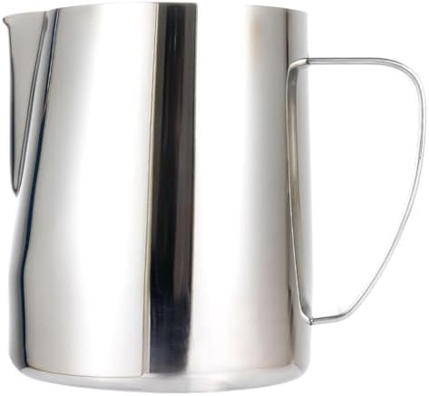 Milk Frothing Pitcher, 24oz/700ml Espresso Steaming Pitcher, Stainless