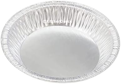 KitchenDance Disposable Aluminum Shallow Tart Pan- 41/4 Inches Round