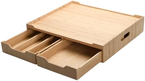 Mobilevision Bamboo Pod Storage Drawer, K-Cup and Espresso