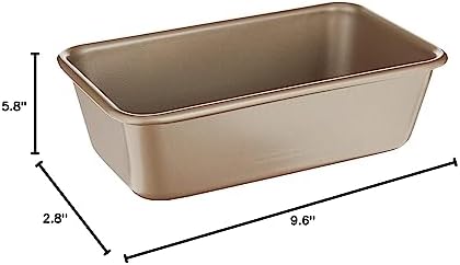 Cuisinart 9-Inch Chef's Classic Nonstick Bakeware Loaf Pan, Champagne