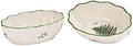 Spode Christmas Tree Fluted Oval Serving Dishes - Set of 2