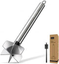 Meat Masher, 304 Stainless Steel Ground Beef Masher & Chopper Tool