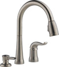 Delta Kate Kitchen Faucet with Pull-Down Sprayer, Stainless