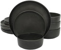 Gibson Elite Pasco 12 Piece (Service for 4) Plates and Bowls Reactive