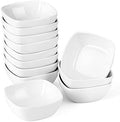 MALACASA 5 oz Porcelain Dip Bowls Set, 12 Pack Small Ramekins