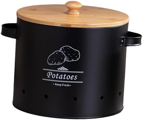 Potato Storage Tin Vegetables Storage Bin, Kitchen Organizer Kitchen