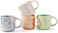 MONITO 12OZ Coffee Mugs Set of 4,Modern Ceramic Coffee Mugs Set with