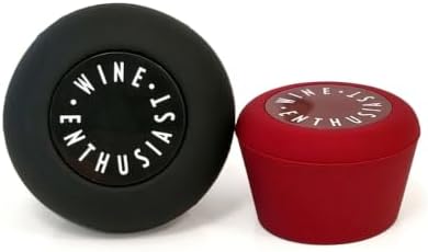 Wine Enthusiast x Pulltex Wine & Champagne Stoppers Set of 2, 1 Wine +