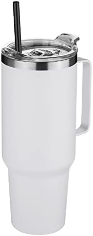 HASLE OUTFITTERS 40 oz Stainless Steel Tumbler with Handle, Vacuum