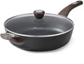 SENSARTE Nonstick Frying Pan Skillet with Lid, 12 Inch Large Deep