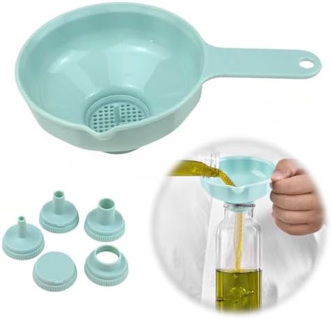 Multi Function Wide Mouth Canning Funnel Food Grade Liquid Remover