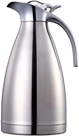 Sumerflos 68 Oz Stainless Steel Coffee Thermal Carafe/Double Walled