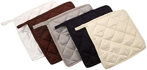 100% Cotton (Pack of 20) Pot Holder 7" x 7" Square, Solid