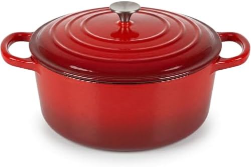 10 Quart Dutch Oven Approx, 9.5 qt Enameled Cast Iron Dutch Oven Pot & Lid