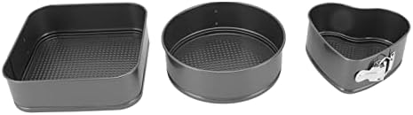 CHICIRIS Springform Pan Set, Easy Release Carbon Steel Double Coating