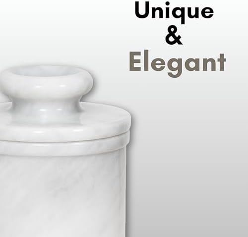 Marble butter keeper 4" inches, French butter crock, Butter keepers to