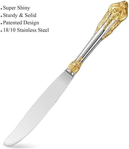 KEAWELL Luxury 20-Piece 18/10 Stainless Steel Flatware Set